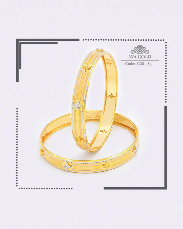 النگو طلا آوا مدل افسون