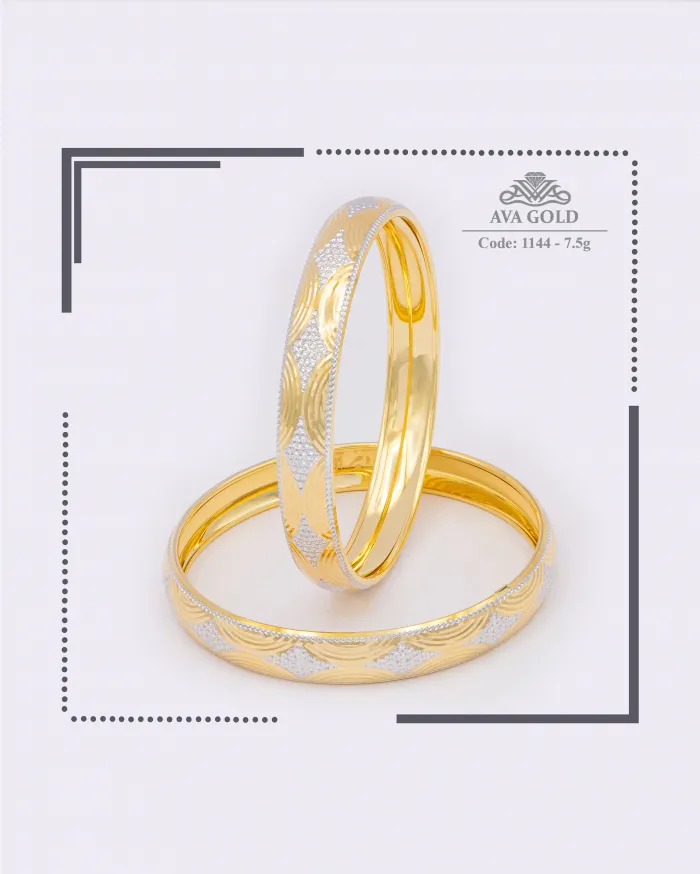 النگو طلا آوا مدل دنیز